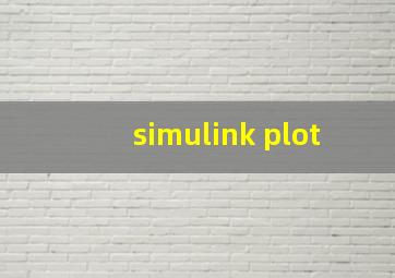 simulink plot